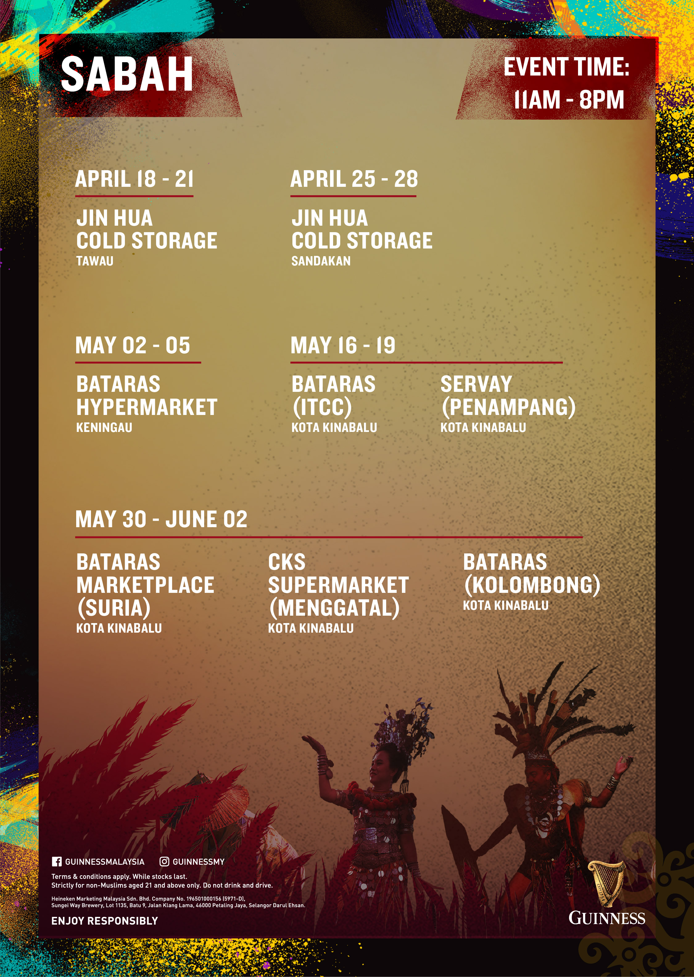 Guinness Harvest Fest 2024 Event Schedule Hypermarket Sabah